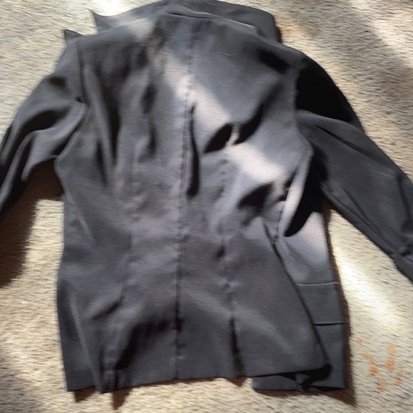 VINTAGE LADIES DBY LMTD. SINGLEBUTTON BLACK BLAZER - Picture 11 of 11